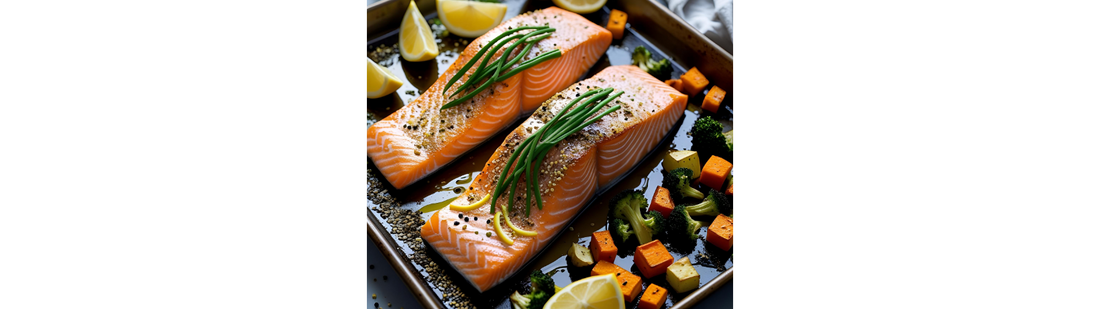 Yuzu Lemon Sheet Pan Salmon