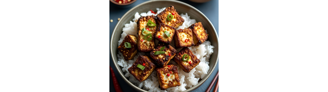 Crispy Chili Air-Fried Tofu